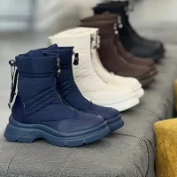 بوت کاپشنی جلو‌ زیپ